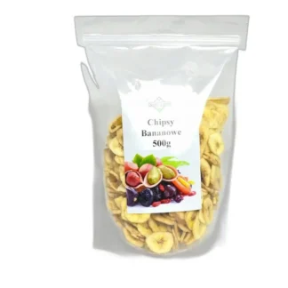 Chipsy bananowe naturalne 500 g — zdjęcie 1
