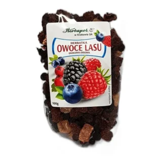Herbata owocowa liściasta OWOCE LASU Herbapol 100g — zdjęcie 1