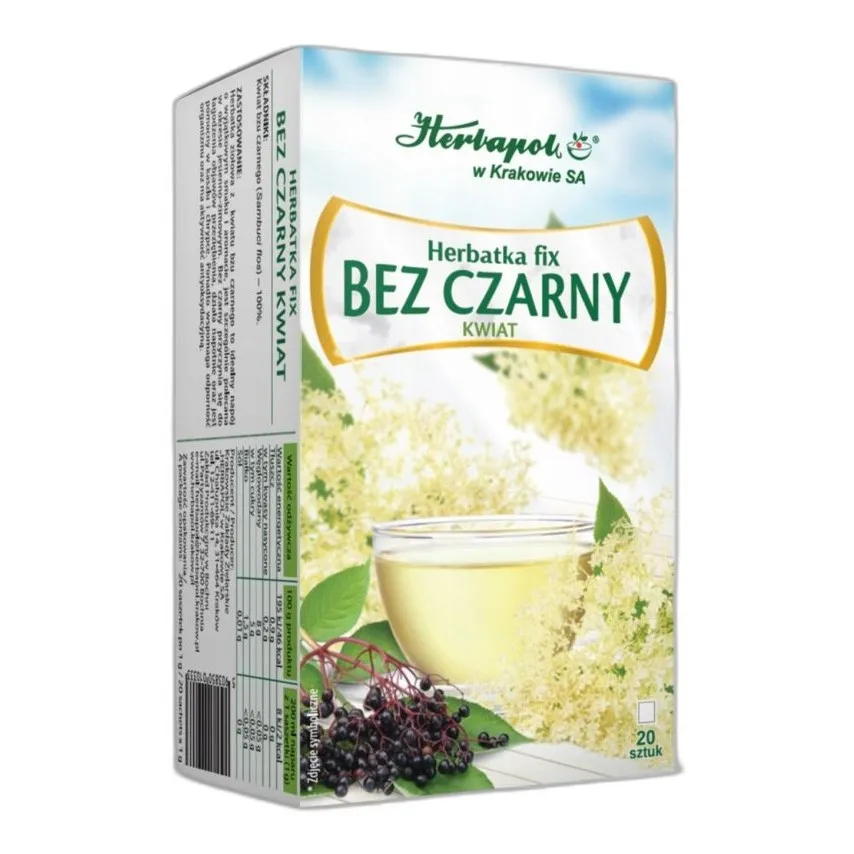 Herbatka fix BEZ CZARNY KWIAT - 20 saszetek / Herbapol — zdjęcie 1
