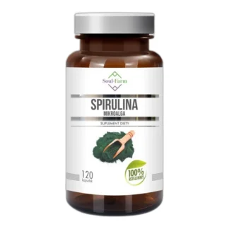 Spirulina w kapsułkach, 120 sztuk — zdjęcie 1