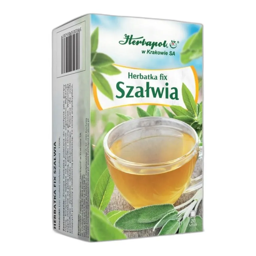 SZAŁWIA Herbata ziołowa ekspresowa Herbapol 20 g — zdjęcie 1