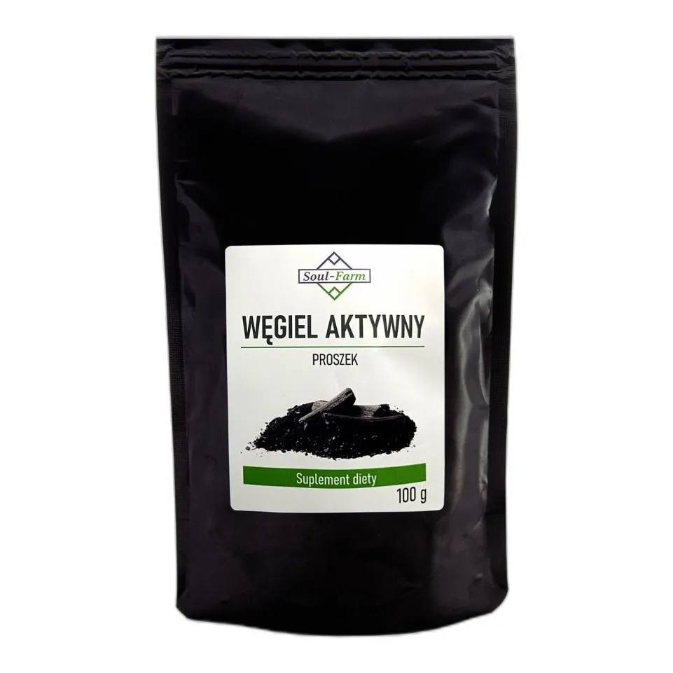 Węgiel aktywowany w proszku, 100 gram — zdjęcie 1